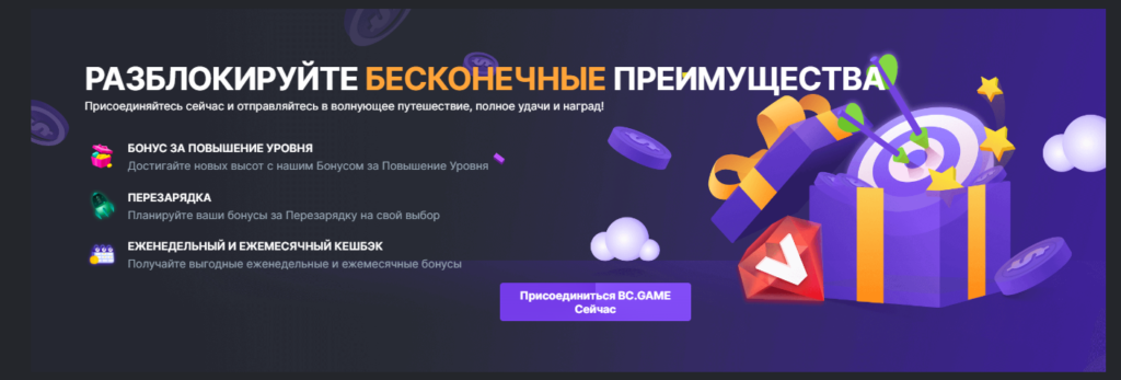 Бонусы BC Game